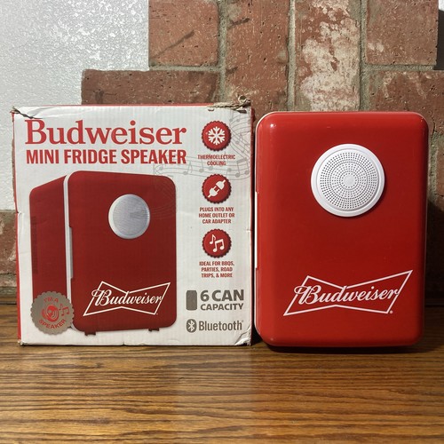 Budweiser mini fridge speaker - fridge,